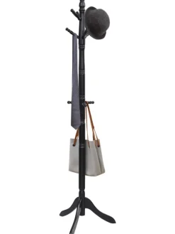 175 cm Garderobenständer in Schwarz