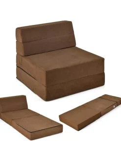 3 in 1 Schlafsofa in Braun