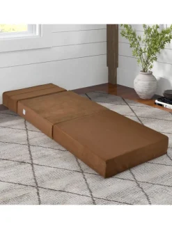 3 in 1 Schlafsofa in Braun