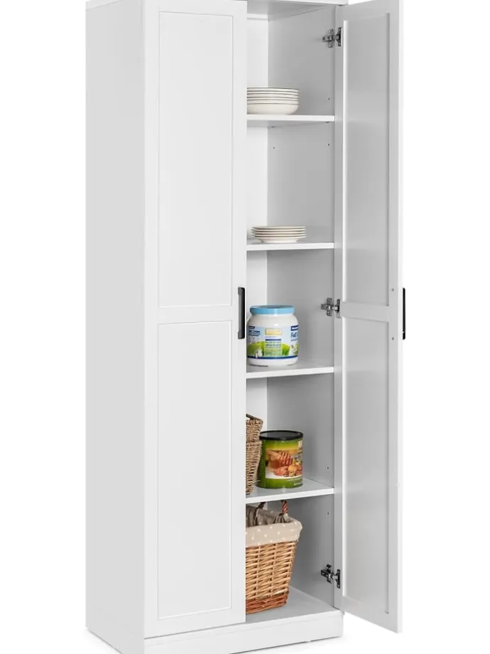 5 stöckiger Hochschrank in Weiß