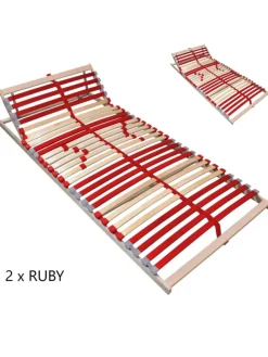 2 Stk. Lattenrost RUBY in Natur