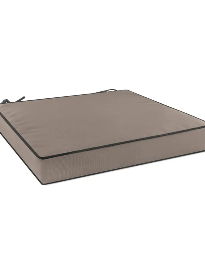 8 Stuhlkissen 40x40 cm Lucca in Beige