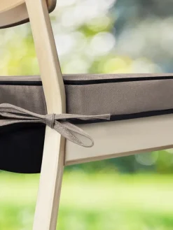 8 Stuhlkissen 40x40 cm Lucca in Beige