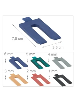 144 x Abstandshalter in Bunt