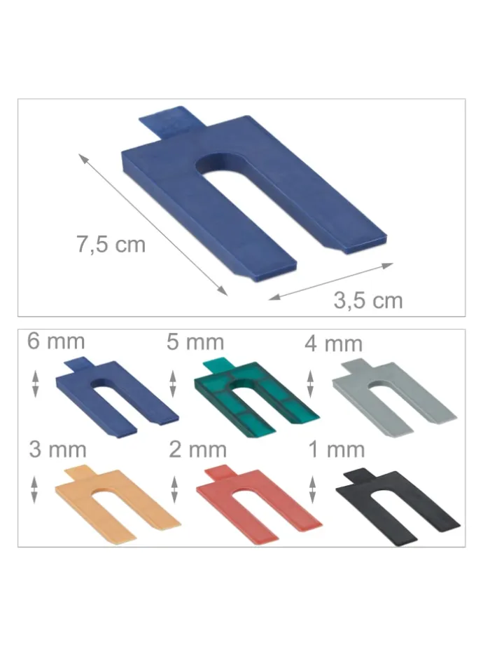 144 x Abstandshalter in Bunt