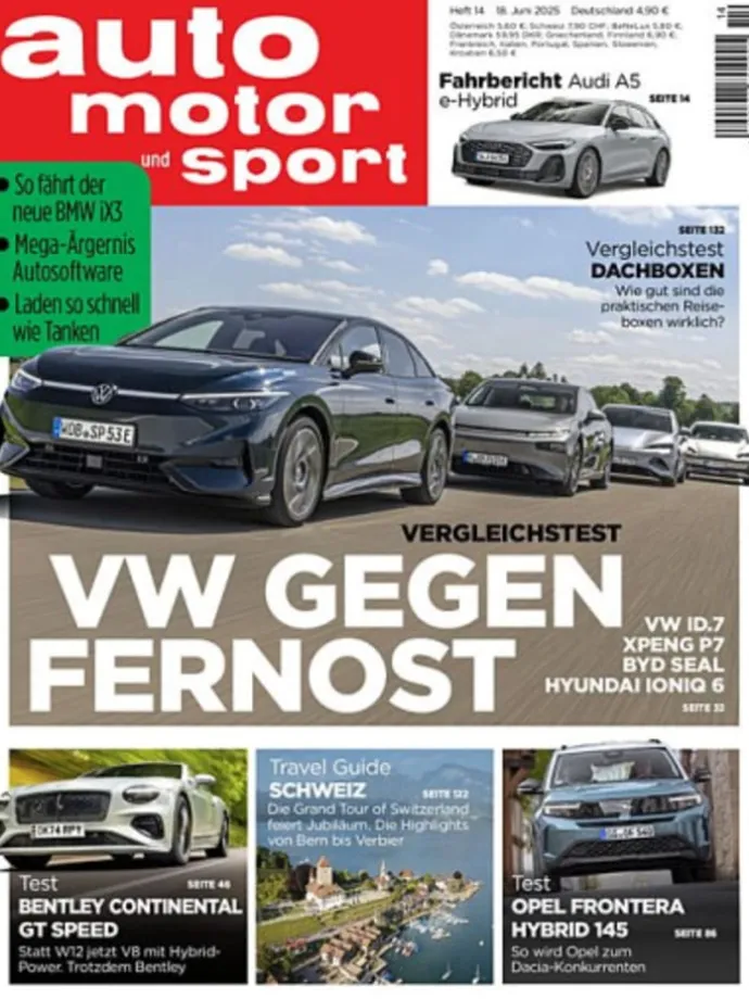 13 x AUTO MOTOR UND SPORT Zeitschrift (Gutschein für Halbjahres Abo)