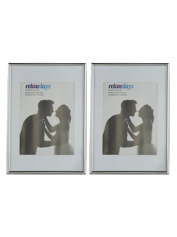 24 x Bilderrahmen "A4" in Silber