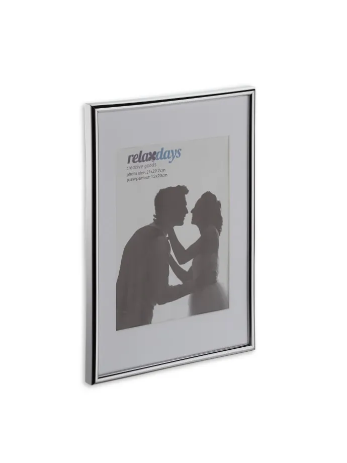 4 x Bilderrahmen "A4" in Silber