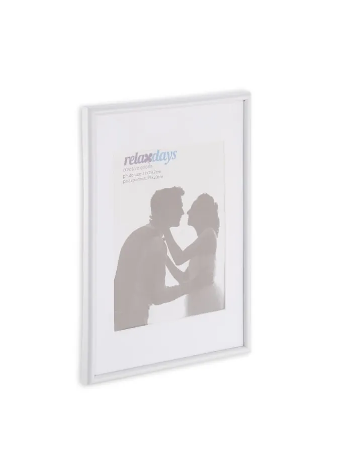 4 x Bilderrahmen "A4" in Weiß