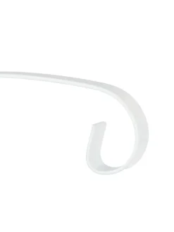 2 x Blumenampelhalterung in Weiß