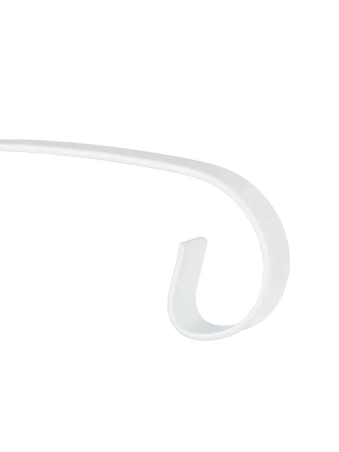 2 x Blumenampelhalterung in Weiß