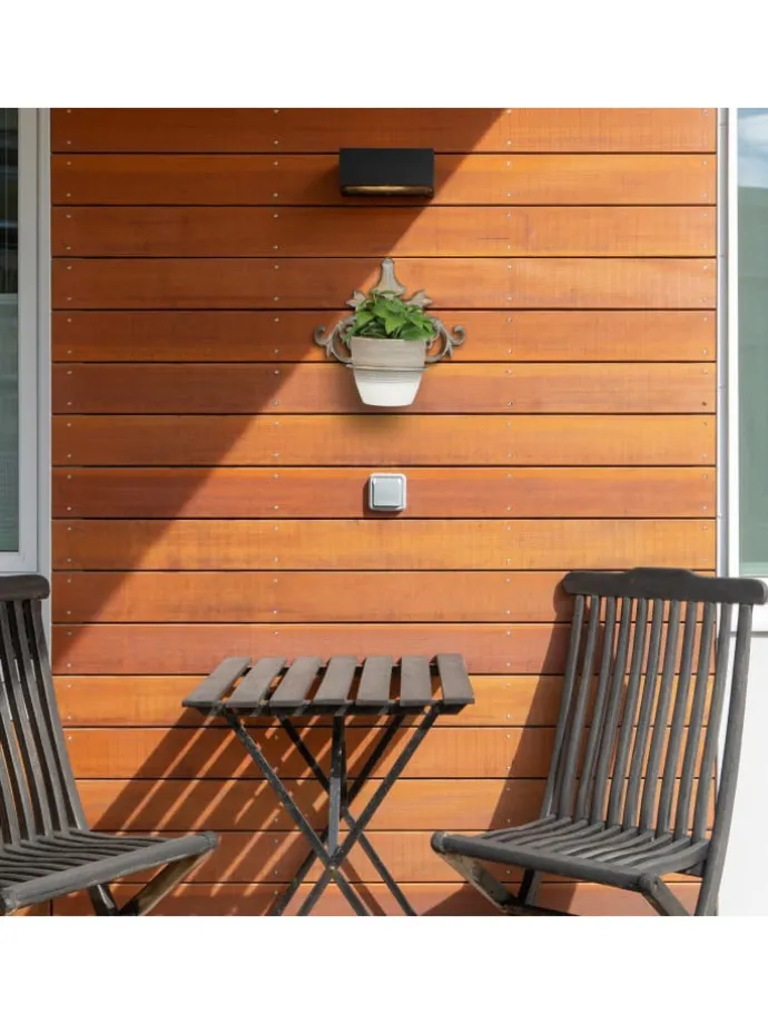 3 x Blumenhalter in Gold-Grau - Ø 13,5 cm