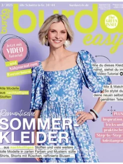 4 x BURDA EASY Zeitschrift (Gutschein für Jahres Abo)