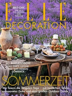 6 x ELLE DECORATION Zeitschrift (Gutschein für Jahres Abo)