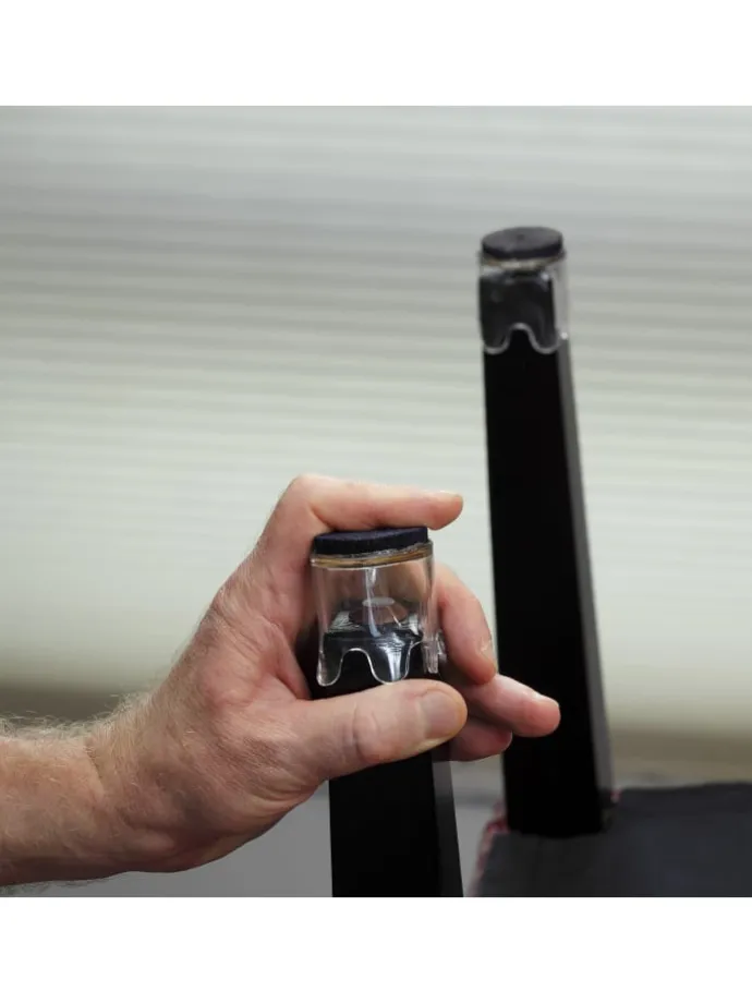 180 x Filzgleiter in Schwarz