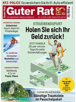 12 x GUTER RAT Zeitschrift (Gutschein für Jahres Abo)