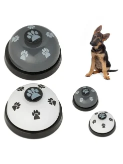 4 x Haustier Trainingsglocke in Bunt - (H)4,5 x Ø 7 cm