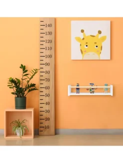 3 x Kinderregal in Weiß/ Natur - (B)50 x (H)12 x (T)18 cm