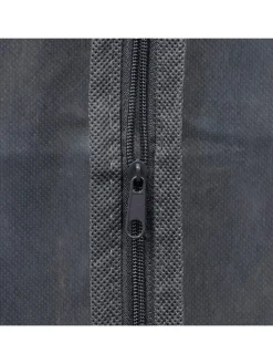 6 x Kleidersack in Grau/ Transparent - (B)60 x (H)135 cm