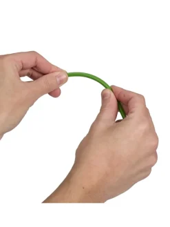 24 x Kunsttulpe in Weiß/ Grün