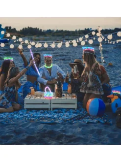 15 x Leuchtstäbe in Bunt