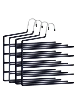 4 x Mehrfachbügel in Schwarz - (B)32 x (H)35 cm