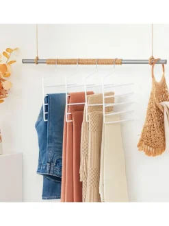 3 x Mehrfachbügel in Weiß - (B)32 x (H)35 cm