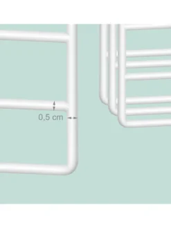 3 x Mehrfachbügel in Weiß - (B)32 x (H)35 cm