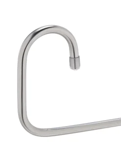 4 x Mehrfach-Hosenbügel in Silber/ Schwarz