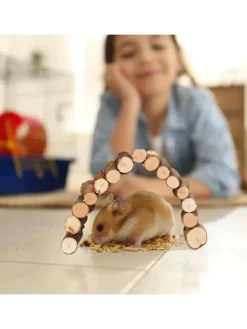 3 x Nagerbrücke in Natur - (B)10 x (T)22 cm