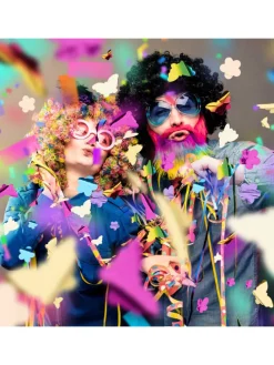 10 x Party Popper in Bunt - 40 cm