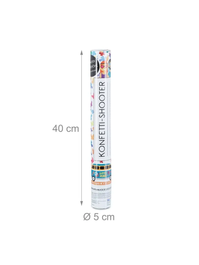 10 x Party Popper in Bunt - 40 cm