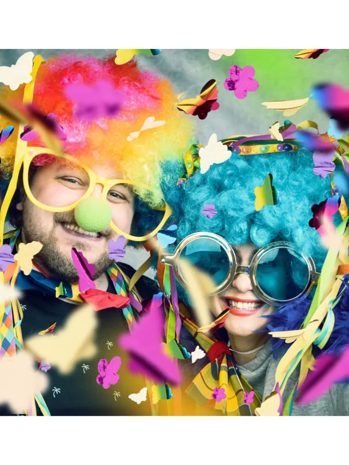 10 x Party Popper in Bunt - 40 cm