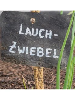 10 x Pflanzenschilder "Schiefer" in Anthrazit