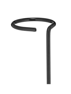 6 x Pflanzstäbe in Schwarz - 80 cm