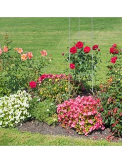 2 x Rankhilfe in Grau - (H)120 x Ø 30 cm