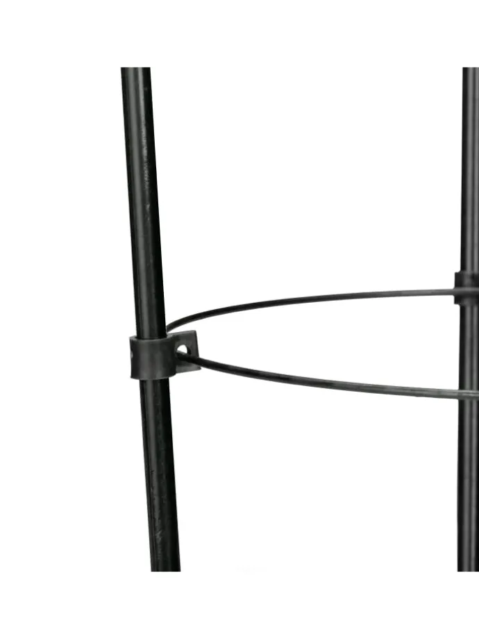 4 x Rankhilfe in Schwarz - (H)45 x Ø 22 cm