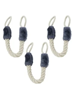 3 x Türkordel in Beige/ Grau