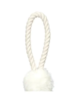 2 x Türkordel in Beige/ Weiß