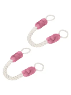 10 x Türkordel in Creme/ Rosa