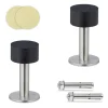 2 x Türstopper in Schwarz/ Silber