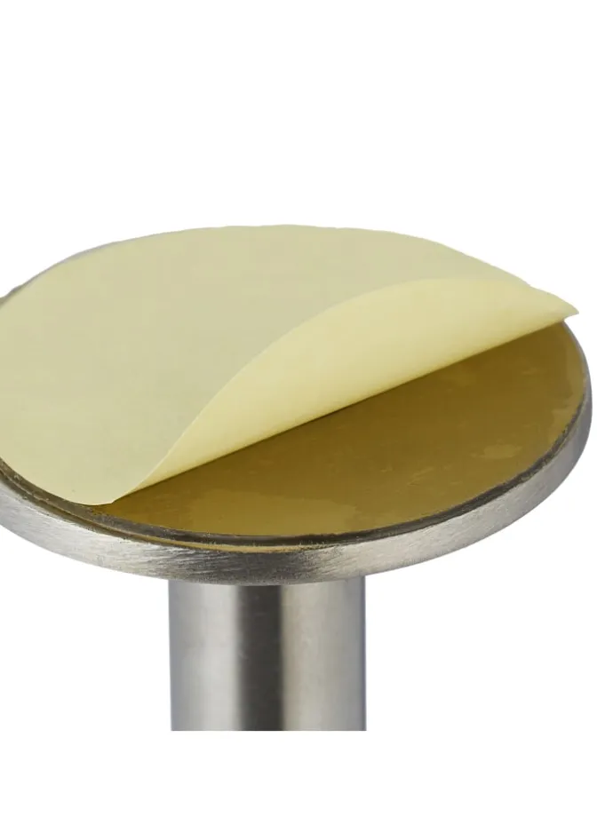 2 x Türstopper in Schwarz/ Silber