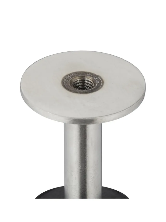 2 x Türstopper in Schwarz/ Silber