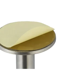 2 x Türstopper in Schwarz/ Silber