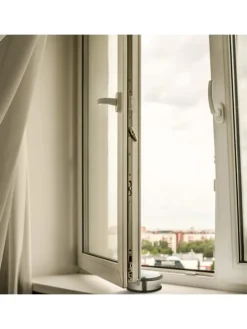 4 x Türstopper in Silber/ Schwarz - (H)4,5 x Ø 10,5 cm