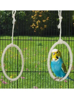 2 x Vogelschaukel-Ring in Natur - Ø 15 cm