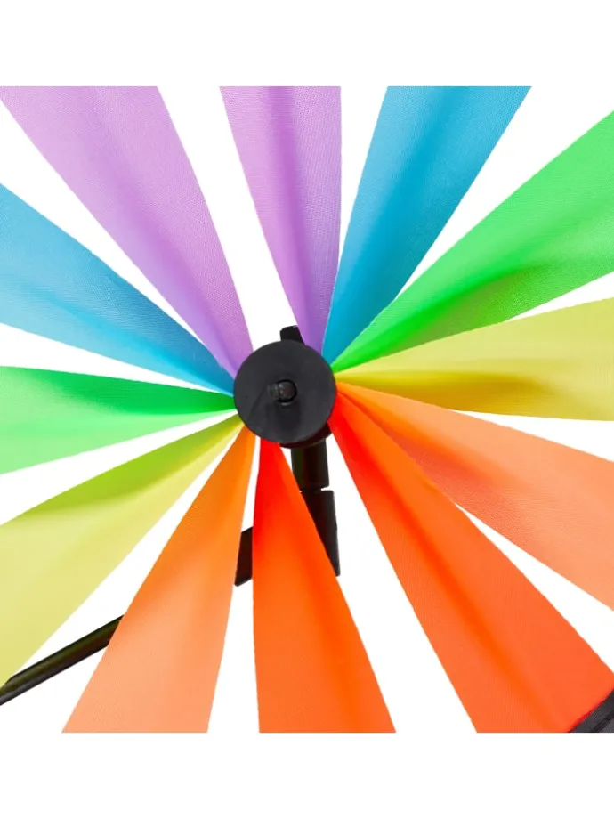 2 x Windrad "Marienkäfer" in Bunt - (B)52 x (H)75,5 x (T)4 cm