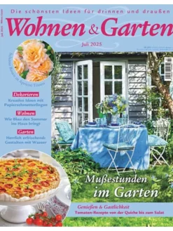 12 x WOHNEN & GARTEN Zeitschrift (Gutschein für Jahres Abo)