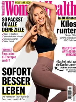 4 x WOMEN'S HEALTH Zeitschrift (Gutschein für Halbjahres Abo)