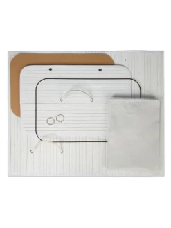 2 x Wäschekorb in Weiß - (B)55 x (H)63 x (T)35 cm